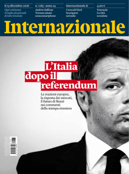 L`Italia dopo il referendum