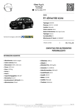 BMW X1 sDrive18d xLine - Stock ID: 01-N004837