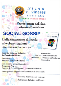 present. libro social gossip