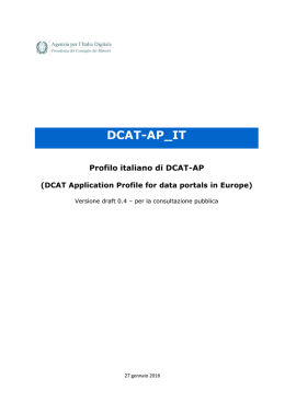 DCAT - Dati.gov.it