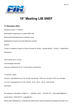 10&deg; Meeting LIB SNEF
