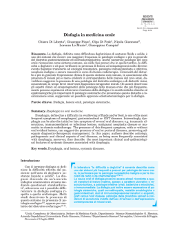 Disfagia in medicina orale (PDF Available)