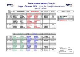girone d - Federazione Italiana Tennis