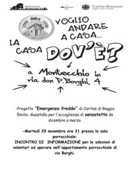 Leggi in pdf - Parrocchia Montecchio E.