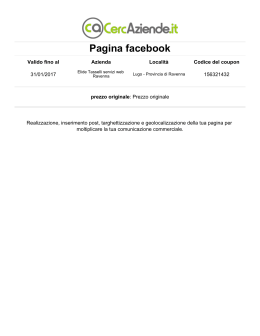 Pagina facebook - CercAziende.it