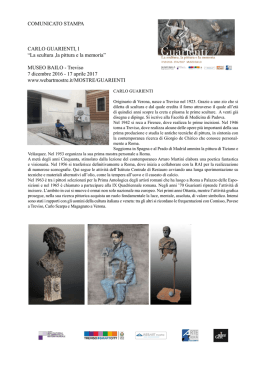 MUSEO BAILO - Treviso 7 dicembre 2016 - 17 april
