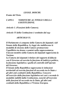 Modifiche Costituzione - Fondazione Umberto Rossini