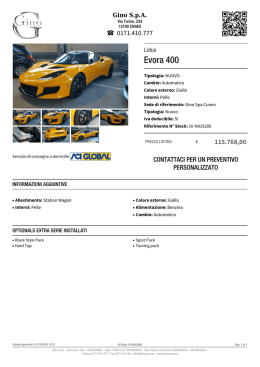Lotus Evora 400 - Stock ID: 10-N015206