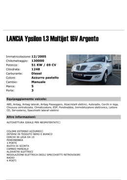 LANCIA Ypsilon 1.3 Multijet 16V Argento