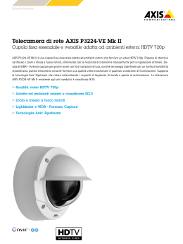 Telecamera di rete AXIS P3224-VE Mk II