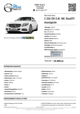 Mercedes-Benz C 250 CDI SW 4M. BlueEFF. Avantgarde