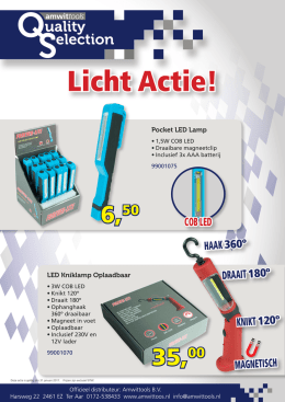 Licht Actie! - Amwittools.nl