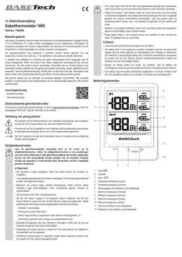 Kabelthermometer 1065 - produktinfo.conrad.com