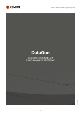 DataGun, Gebruiksvriendelijk programmeerapparaat