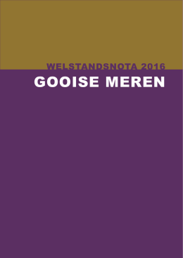 Welstandsnota Gooise Meren - Gemeente Gooise Meren: Bestuur