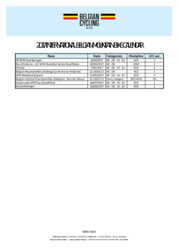 161205-Overzicht MTB kalender 2017