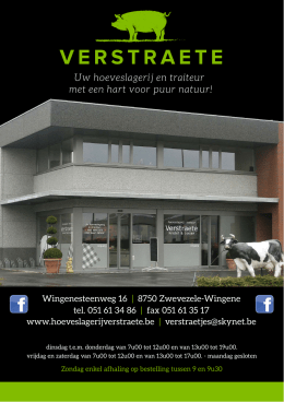 Aperitief - Hoeveslagerij Verstraete