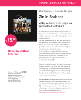 Zin in Brabant - Berneboek.com