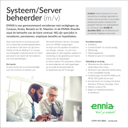Systeem/Server beheerder (ENNIA)