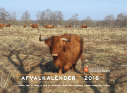 afvalkalender 2016 - Gemeente Haaksbergen