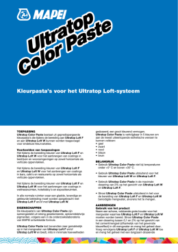 Ultratop Color Paste Ultratop Color Paste