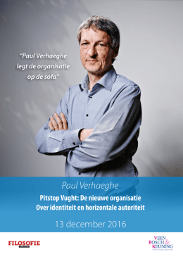 seminar De nieuwe organisatie-Paul Verhaeghe