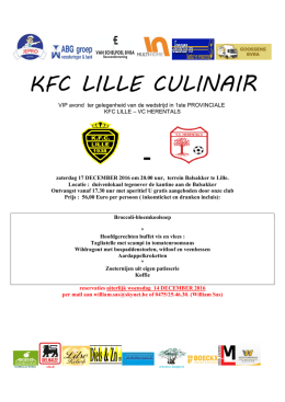 bijlage - KFC Lille