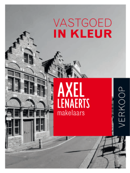 Voor verkoop - Axel Lenaerts makelaars