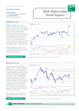 DAX Xetra index - BNP Paribas Markets