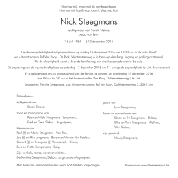 Nick Steegmans