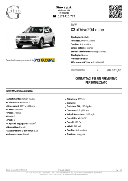 BMW X3 xDrive20d xLine - Stock ID: 01-N004835