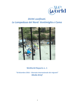 Diritti confinati. Le Lampedusa del Nord: Ventimiglia e Como
