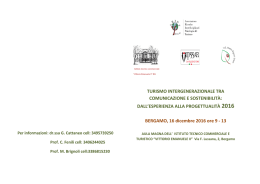 Leggi il programma della giornata - Istituto Tecnico Commerciale e