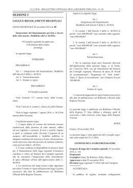 Legge regionale 80 del 28/11/2016 Burt 54 del 12/12/2016