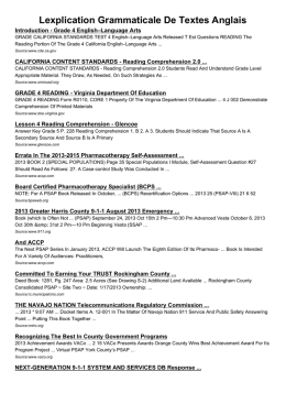 Lexplication Grammaticale De Textes Anglais