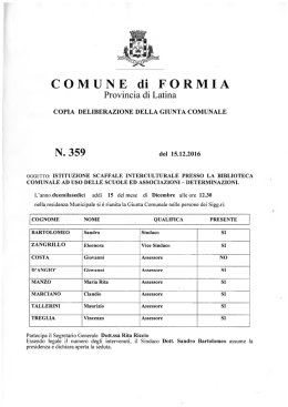 N. 359 - Comune di Formia
