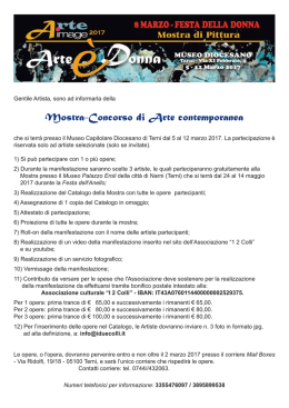 Mostra-Concorso di Arte contemporanea