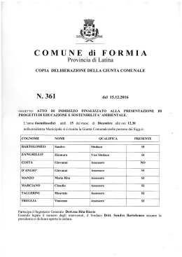 N. 361 - Comune di Formia