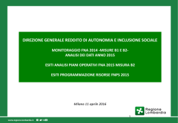 Diapositiva 1 - LombardiaSociale
