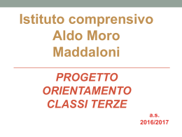 Diapositiva 1 - Istituto Comprensivo Aldo Moro Maddaloni