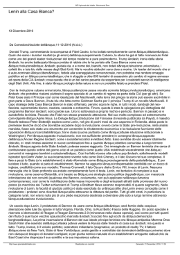 Lenin alla Casa Bianca? - MZ Il giornale del ribelle