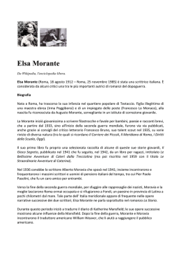 Elsa Morante - 6° Istituto Comprensivo Padova