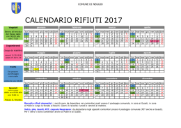calendario rifiuti 2017
