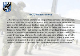 NATO Response Force - Ministero della Difesa