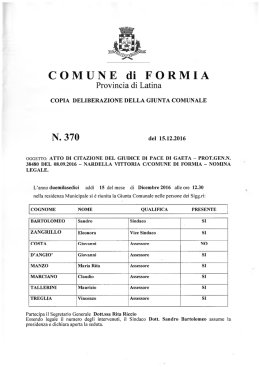 N. 370 - Comune di Formia