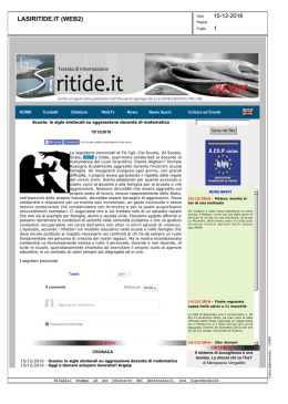 lasiritide.it (web2) - L`Eco della Stampa » Media Intelligence