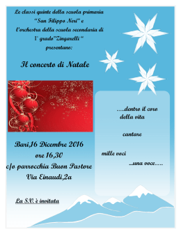 Il concerto di Natale - Bari