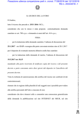 Decreto del GDL Lavoro - Ufficio Scolastico Regionale per il Veneto