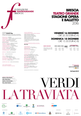 venerd&igrave; 16 dicembre ore 20.30 (turno a)