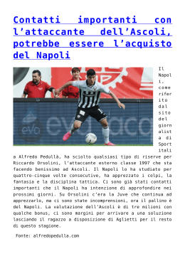 acquisto del Napoli - Mundo Napoli Sport 24